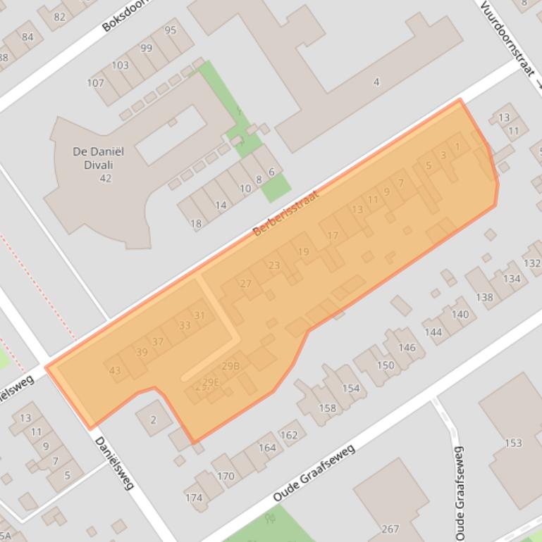 Kaart van postcodegebied 6543RM.