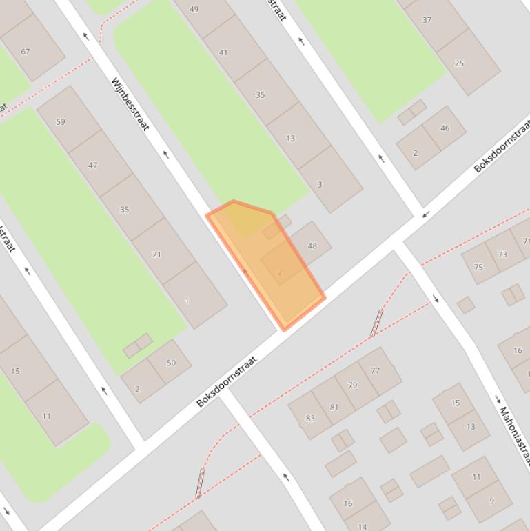 Kaart van postcodegebied 6543TM.