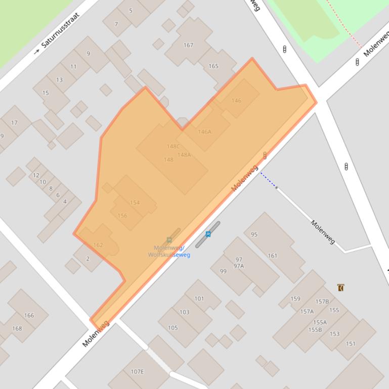 Kaart van postcodegebied 6543VG.