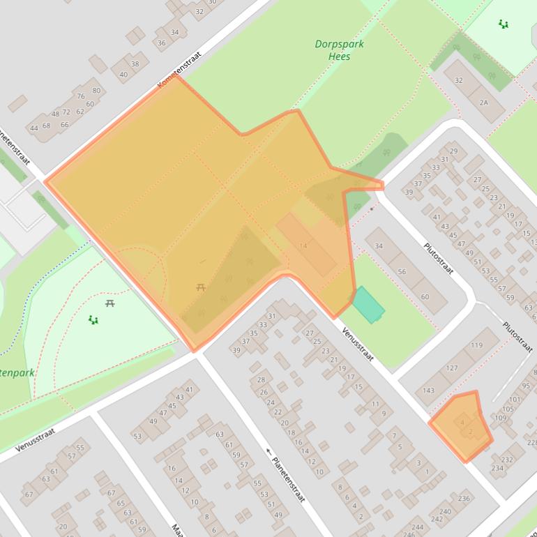 Kaart van postcodegebied 6543WJ.