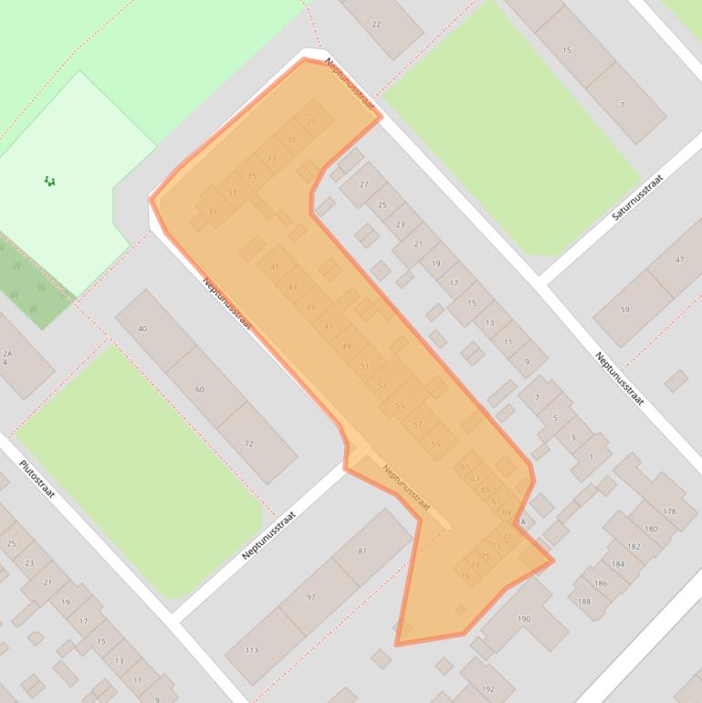 Kaart van postcodegebied 6543WT.