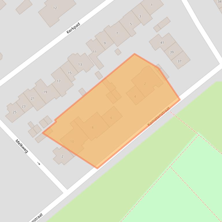 Kaart van postcodegebied 6543XH.