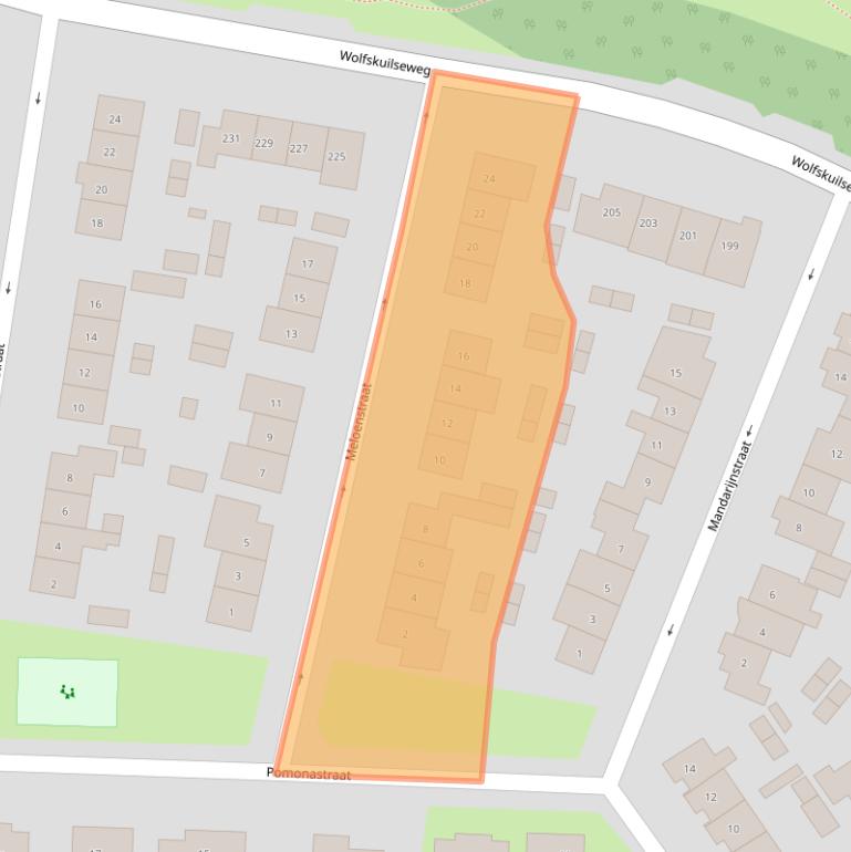 Kaart van postcodegebied 6543ZG.