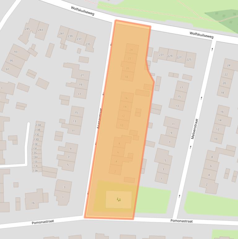 Kaart van postcodegebied 6543ZJ.