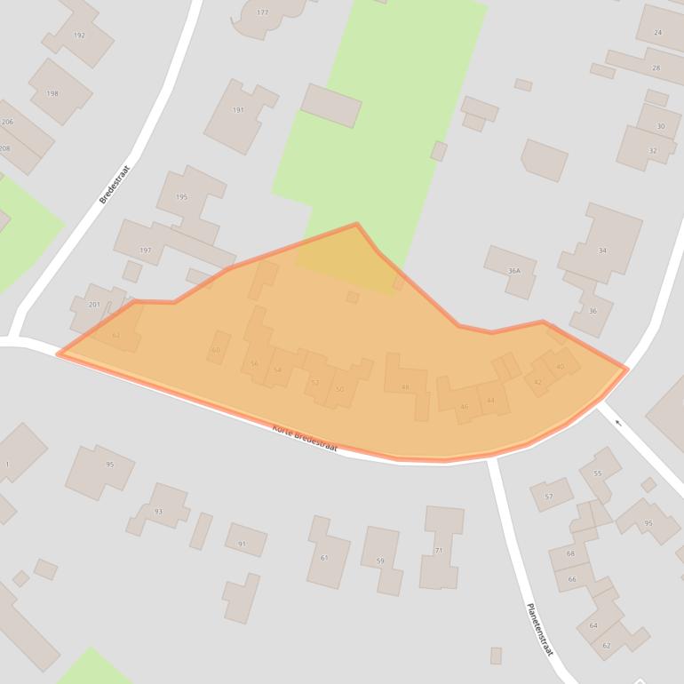 Kaart van postcodegebied 6543ZS.