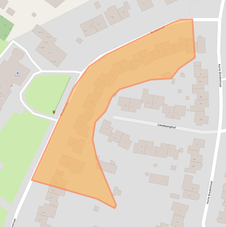 Kaart van postcodegebied 6543ZV.