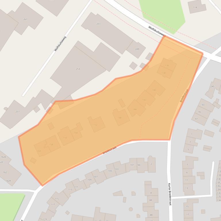 Kaart van postcodegebied 6543ZX.