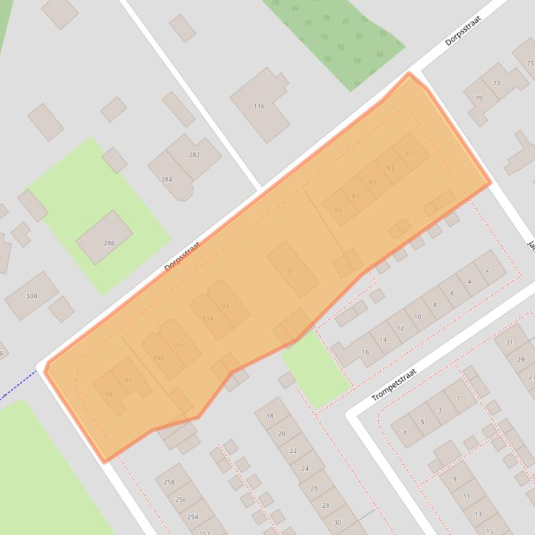 Kaart van postcodegebied 6544AC.