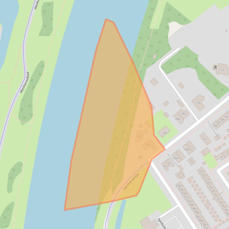 Kaart van postcodegebied 6544AH.