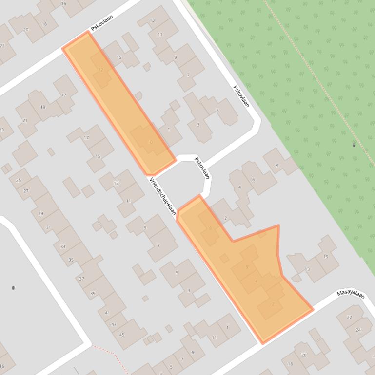 Kaart van postcodegebied 6544AM.