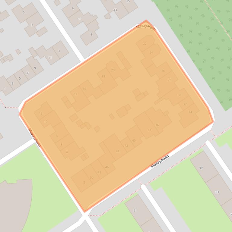 Kaart van postcodegebied 6544AP.