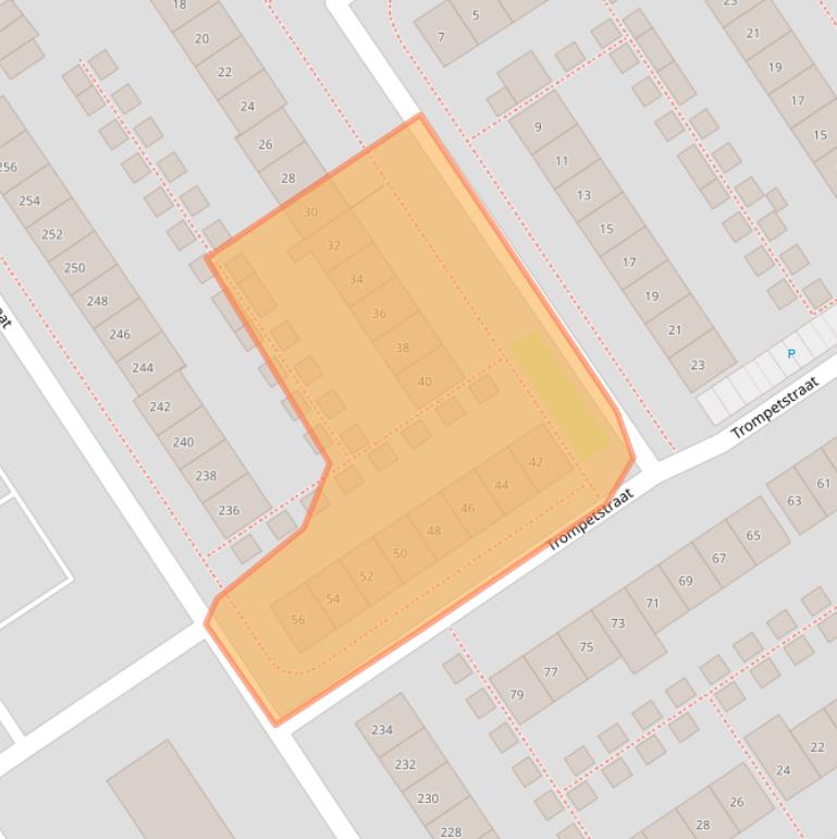 Kaart van postcodegebied 6544NE.