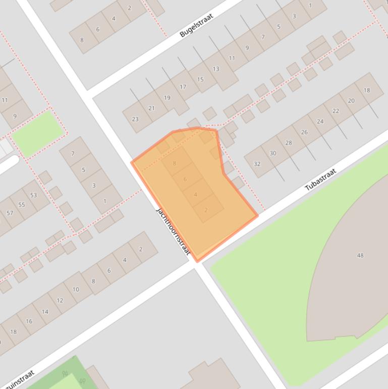 Kaart van postcodegebied 6544NM.