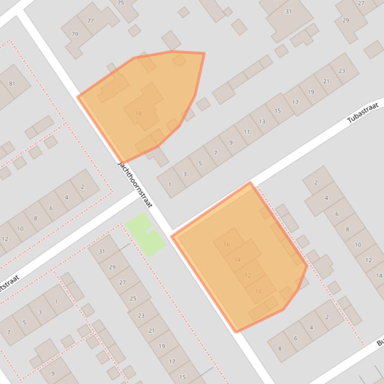 Kaart van postcodegebied 6544NN.