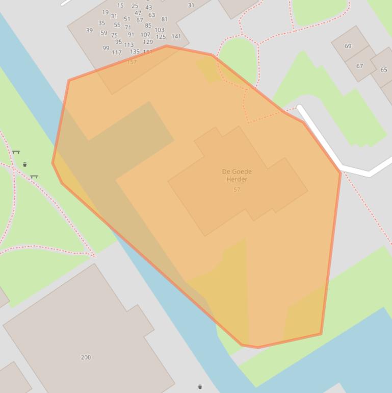 Kaart van postcodegebied 6544NS.