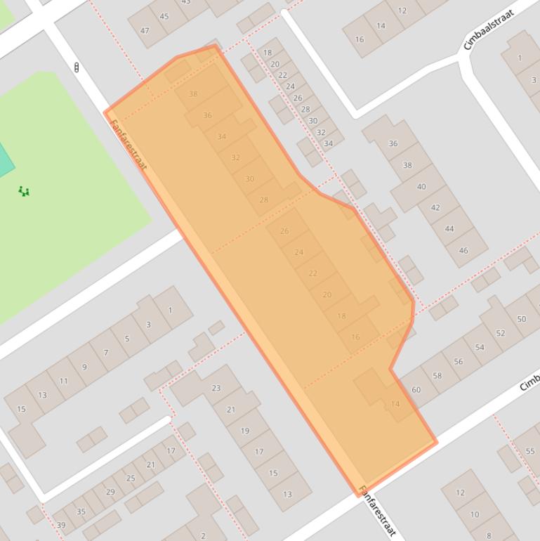 Kaart van postcodegebied 6544NX.