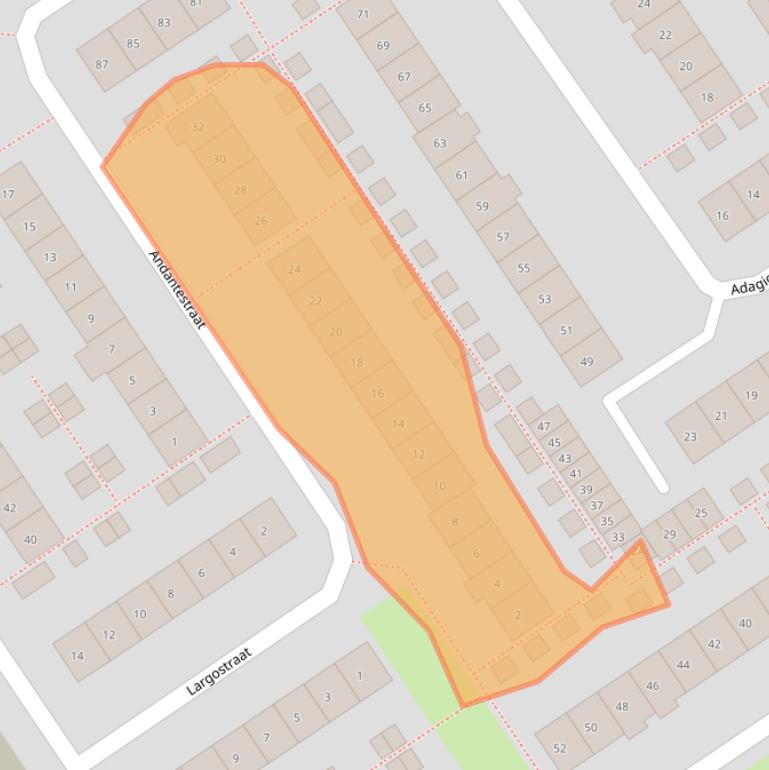 Kaart van postcodegebied 6544PJ.