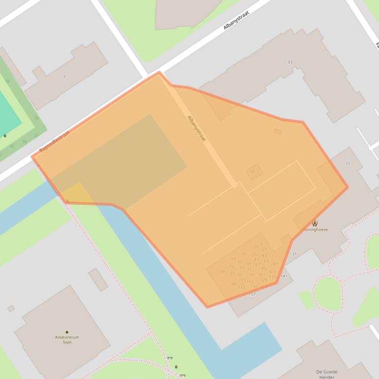 Kaart van postcodegebied 6544RA.