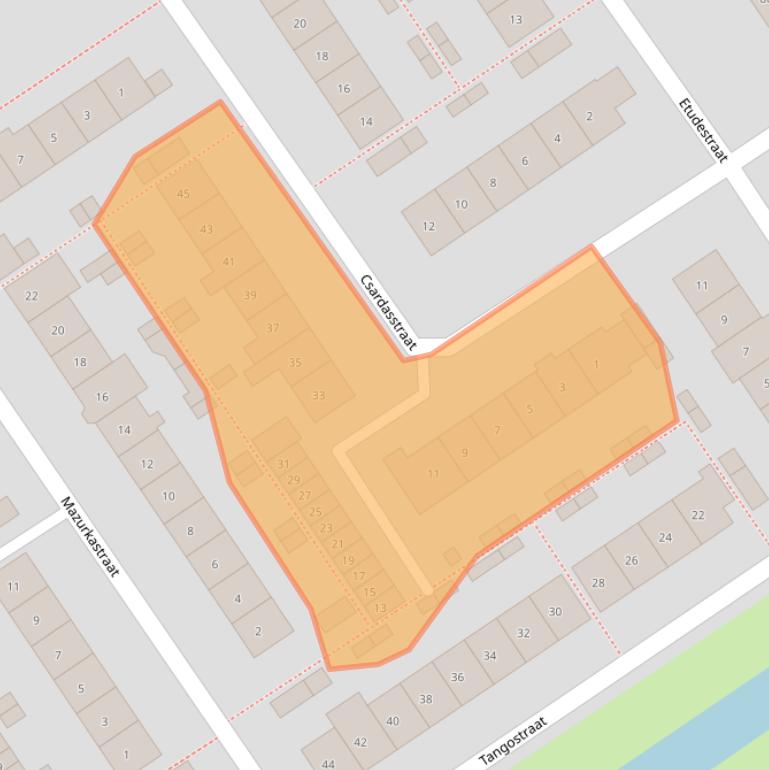 Kaart van postcodegebied 6544RV.