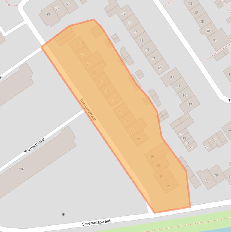 Kaart van postcodegebied 6544VJ.