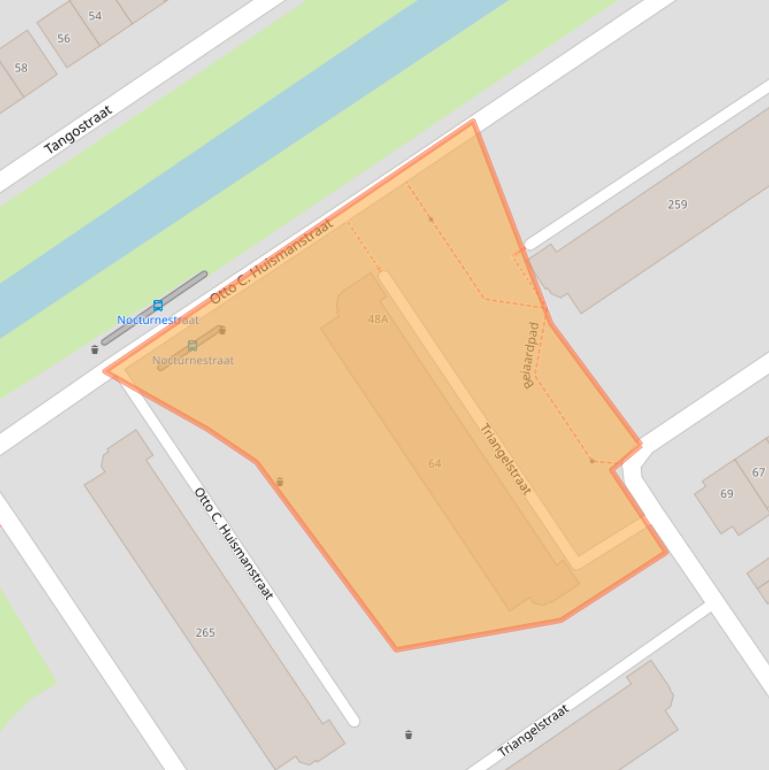 Kaart van postcodegebied 6544VL.