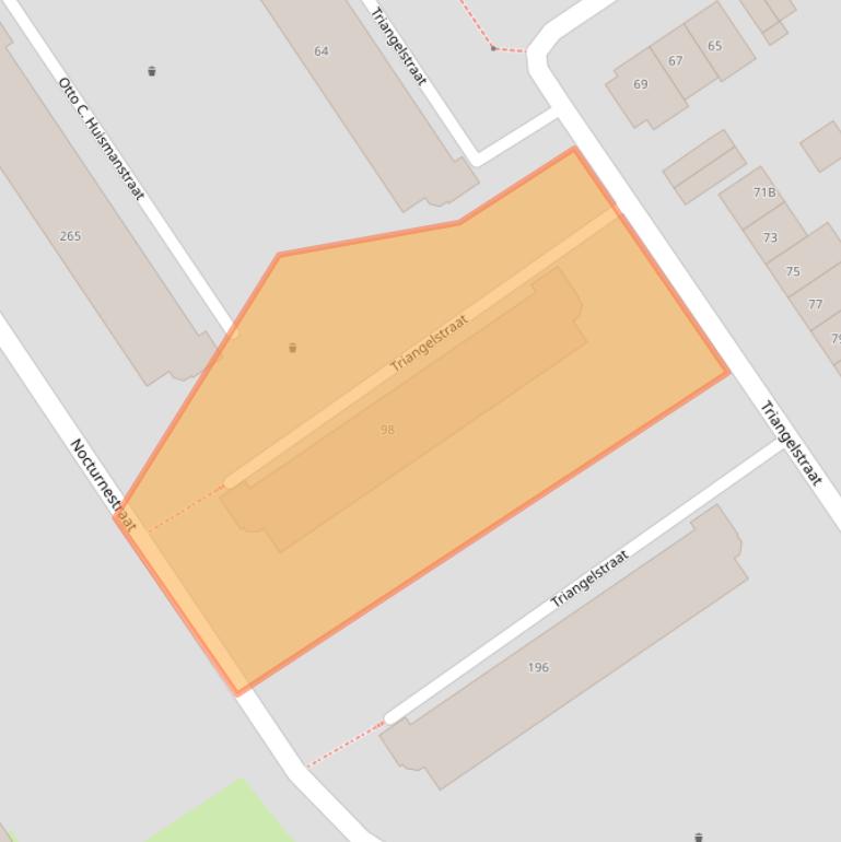 Kaart van postcodegebied 6544VM.