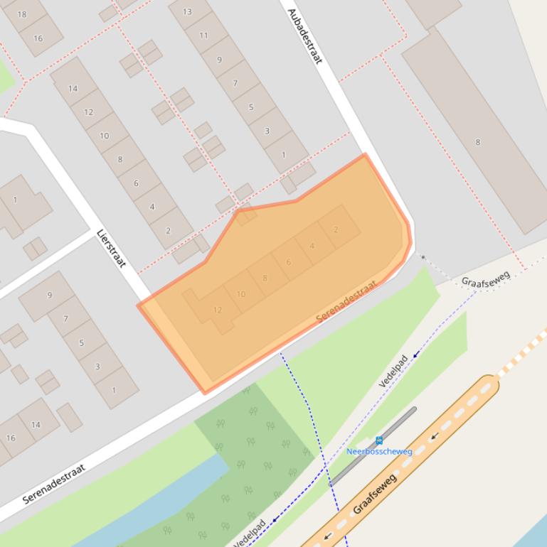 Kaart van postcodegebied 6544XK.