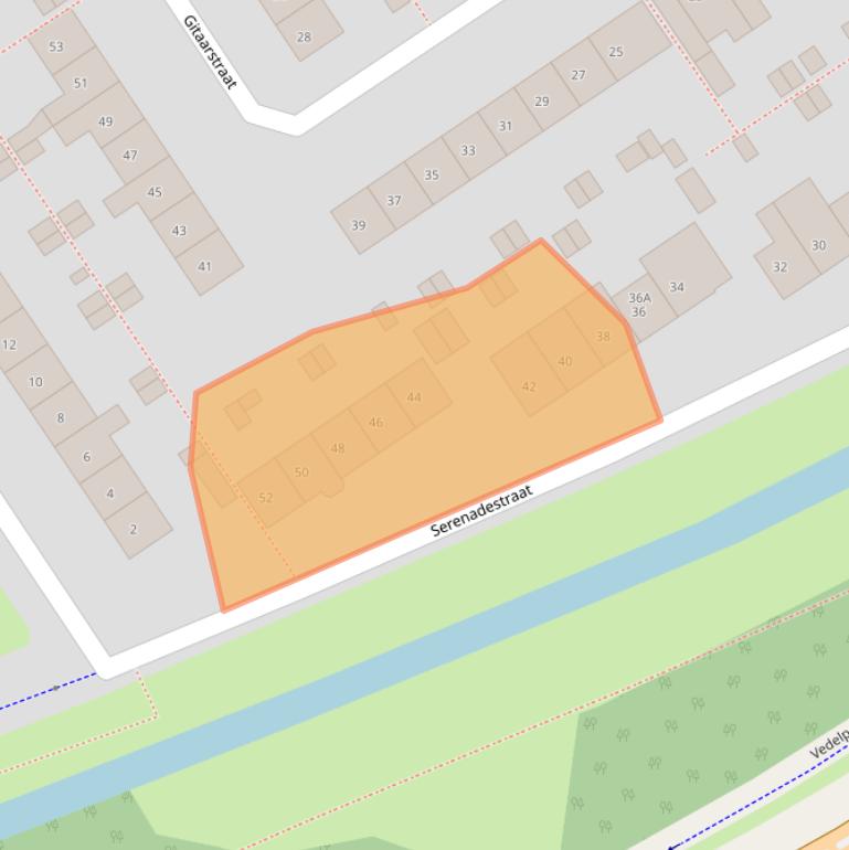 Kaart van postcodegebied 6544XM.