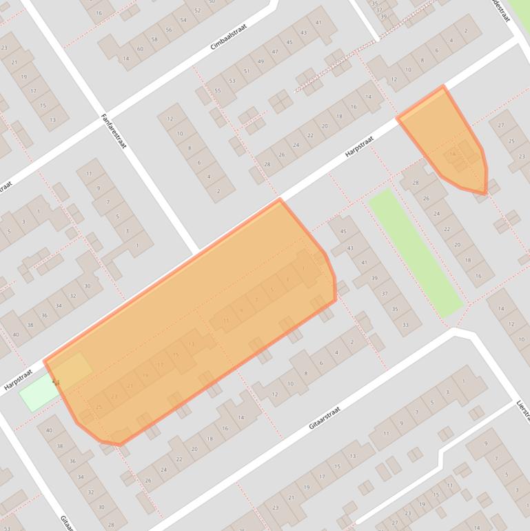 Kaart van postcodegebied 6544XP.