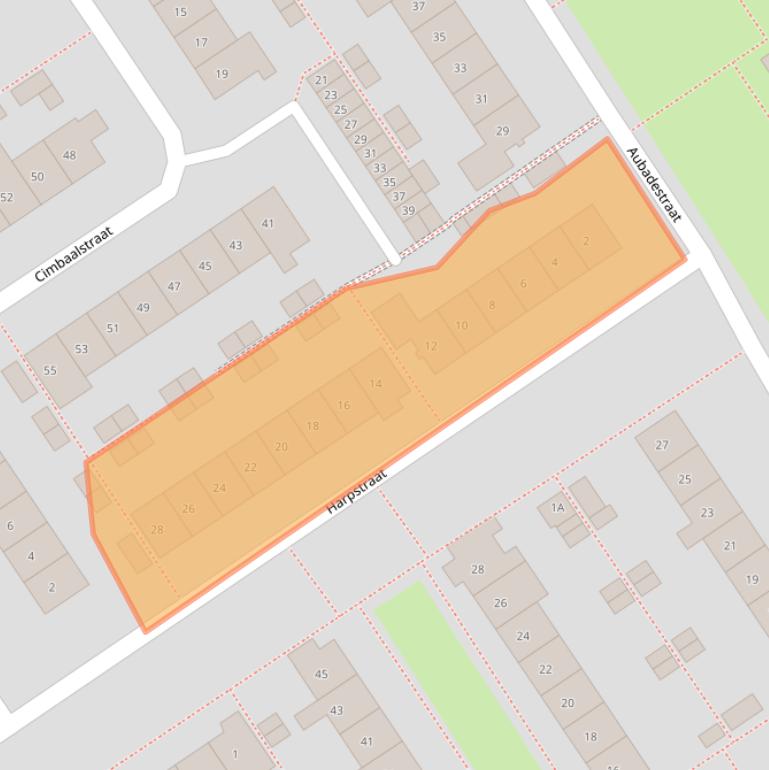 Kaart van postcodegebied 6544XS.