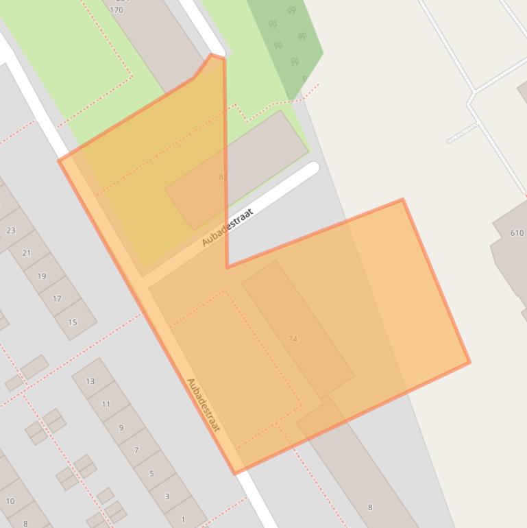 Kaart van postcodegebied 6544ZE.