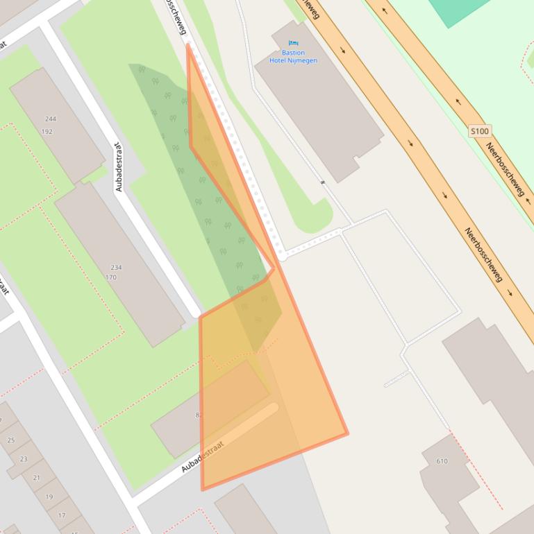 Kaart van postcodegebied 6544ZG.