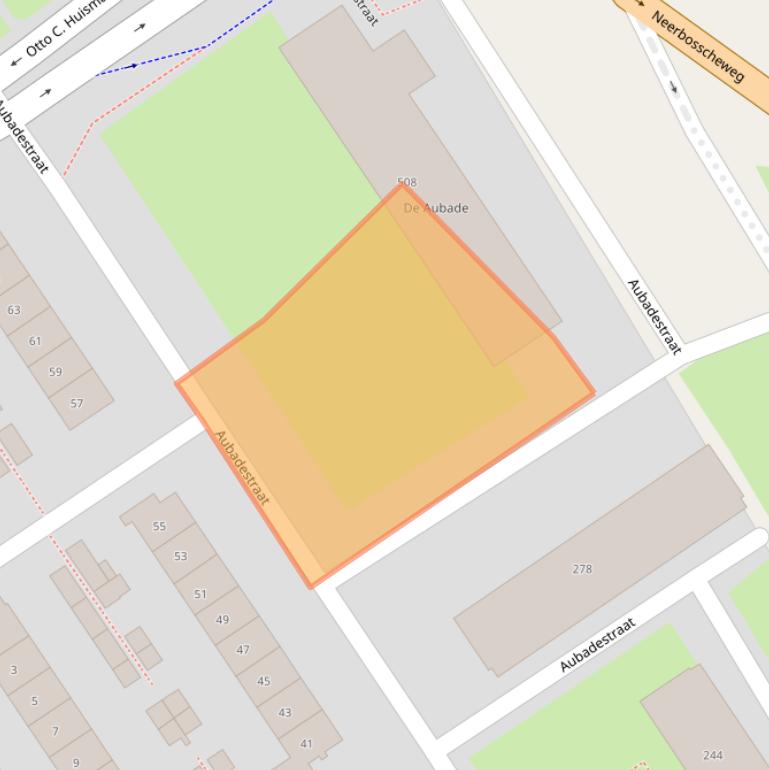 Kaart van postcodegebied 6544ZM.