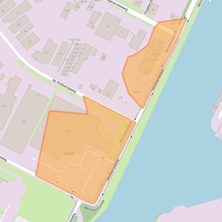 Kaart van postcodegebied 6545AA.