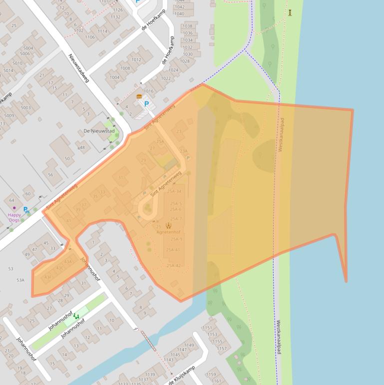 Kaart van postcodegebied 6545AS.