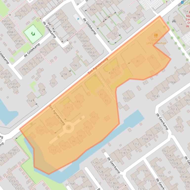 Kaart van postcodegebied 6545AV.