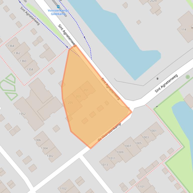 Kaart van postcodegebied 6545BH.