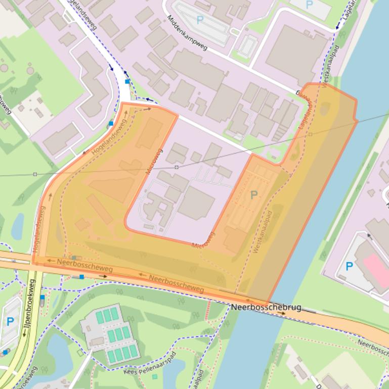 Kaart van postcodegebied 6545CL.