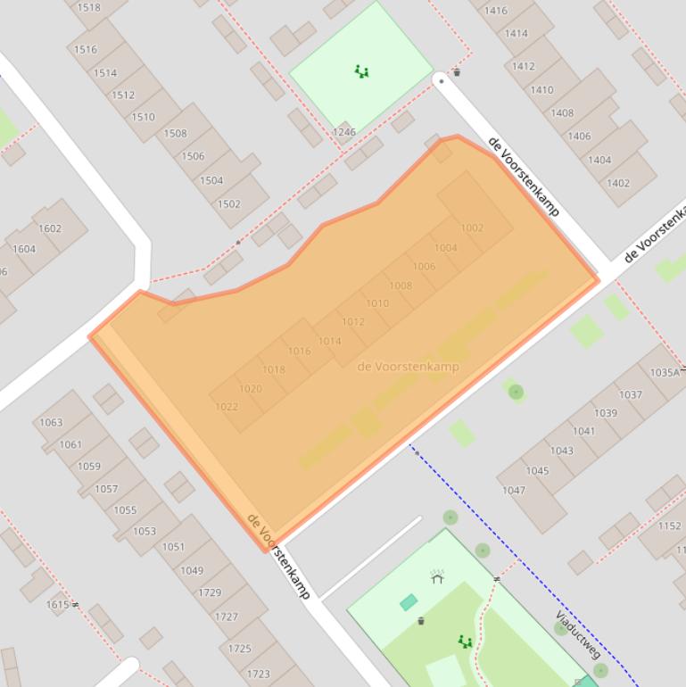 Kaart van postcodegebied 6545EC.