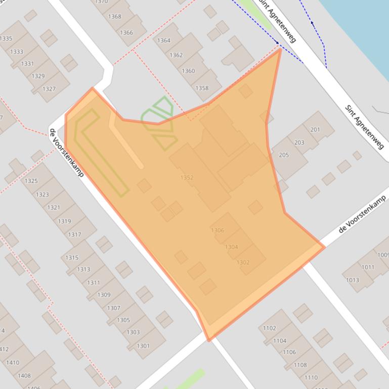 Kaart van postcodegebied 6545ES.