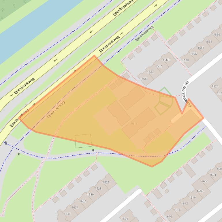 Kaart van postcodegebied 6545GA.