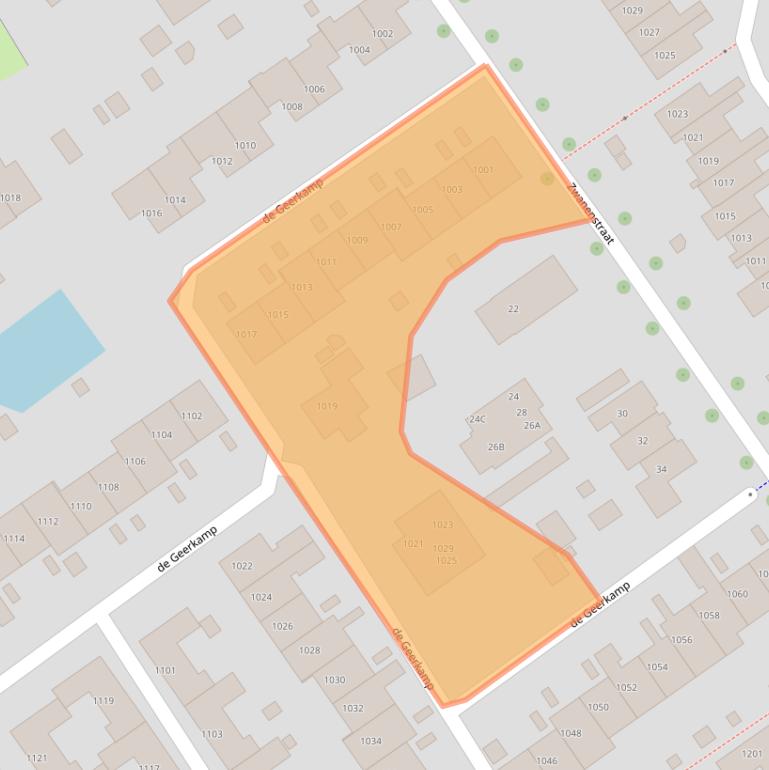 Kaart van postcodegebied 6545HA.