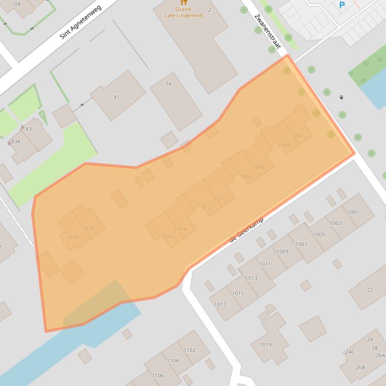 Kaart van postcodegebied 6545HB.