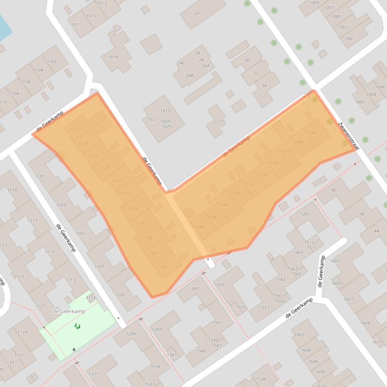 Kaart van postcodegebied 6545HC.