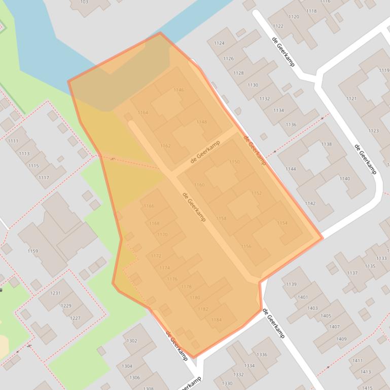 Kaart van postcodegebied 6545HG.