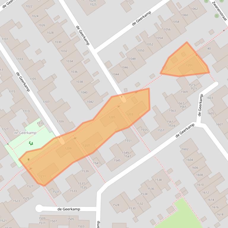 Kaart van postcodegebied 6545HH.