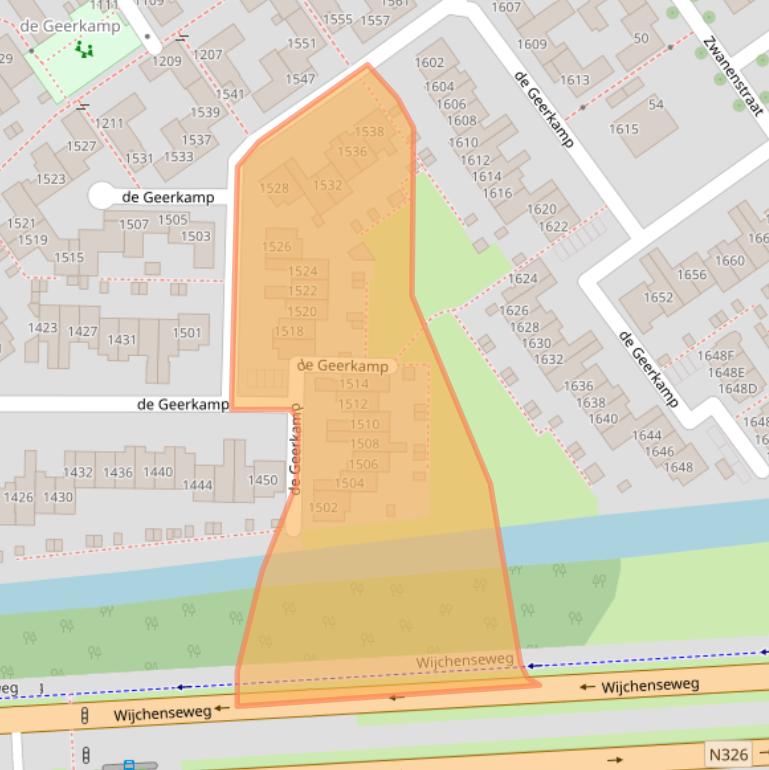 Kaart van postcodegebied 6545HP.