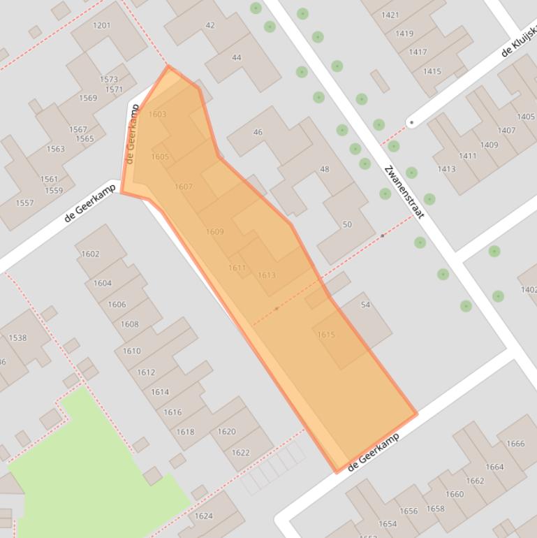 Kaart van postcodegebied 6545HR.