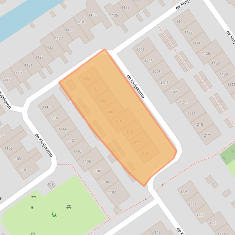 Kaart van postcodegebied 6545JL.