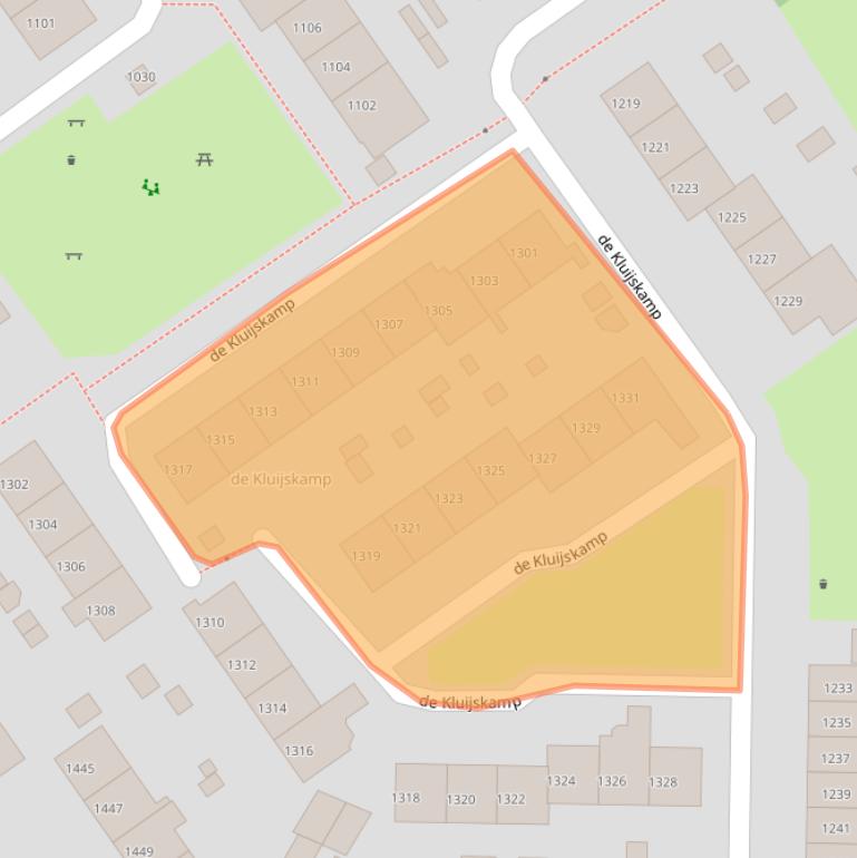 Kaart van postcodegebied 6545JM.